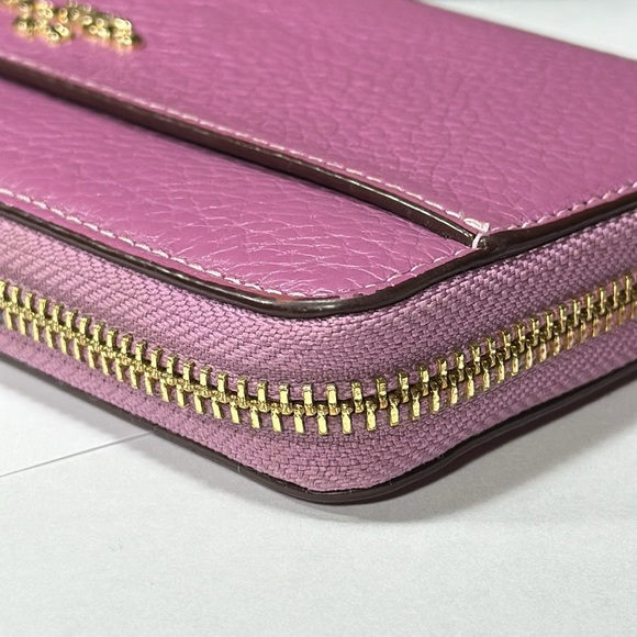*HTF COLOR* COACH Accordion Zip Wallet With Wristlet Strap - Picture 8 of 16